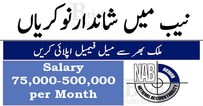 NAB Jobs 2022 Apply Online | National Accountability Bureau Jobs 2022