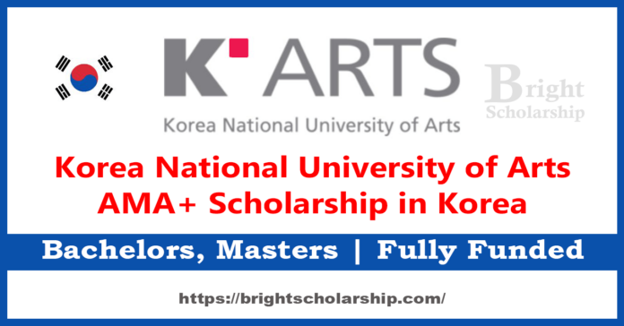 Korea National University of Arts Scholarship 2024-25 in Korea (Fully Funded)