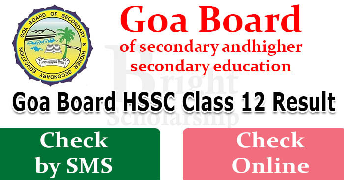 Goa Board 12th Class Result 2023 | GBSHSE 12th Class Result 2023