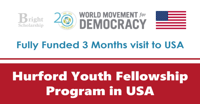 Hurford Youth Fellowship Program 2025 in USA (Fully Funded)