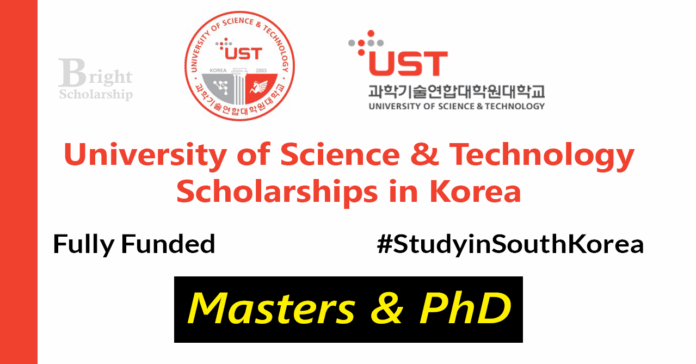 University of Science and Technology Scholarships 2026 in Korea (Fully Funded) University of Science and Technology Scholarships 2026 in Korea (Fully Funded)