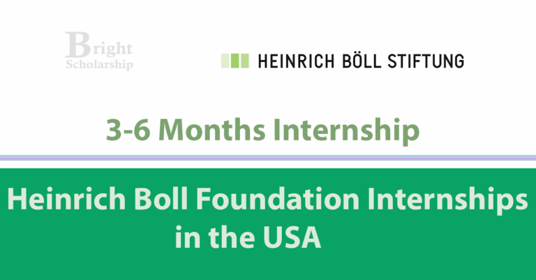 Heinrich Boll Foundation Internship 2026 in USA (Funded)