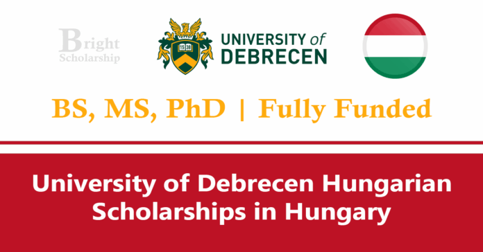 University of Debrecen Hungarian Scholarships 2026 in Hungary (Fully Funded) University of Debrecen Hungarian Scholarships 2026 in Hungary (Fully Funded)