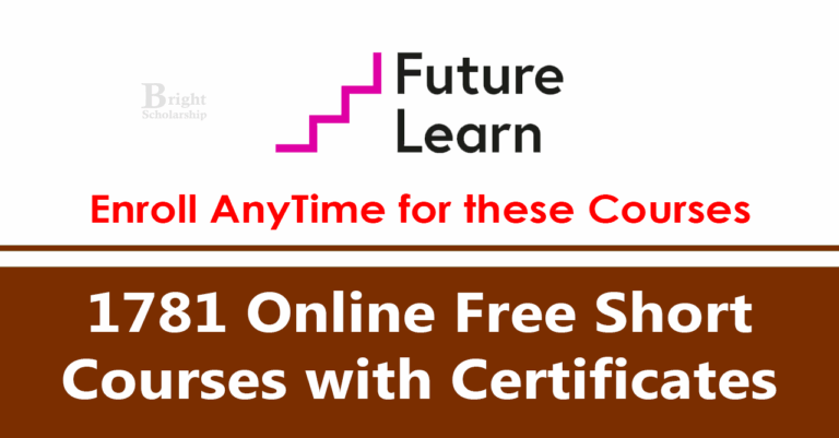 1781 Online Free Short Courses with Certificates 2026