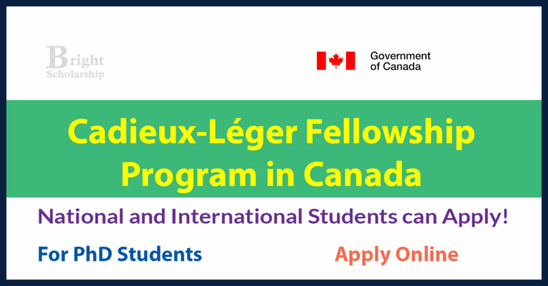 Cadieux Léger Fellowship Program 2026 in Canada (Funded)