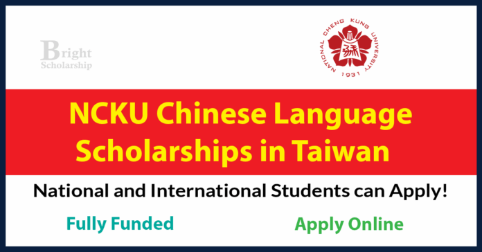 NCKU Chinese Language Scholarship 2026 in Taiwan