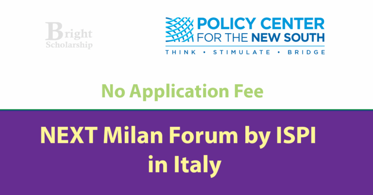 NEXT Milan Forum 2026 in Italy (Fully Funded)