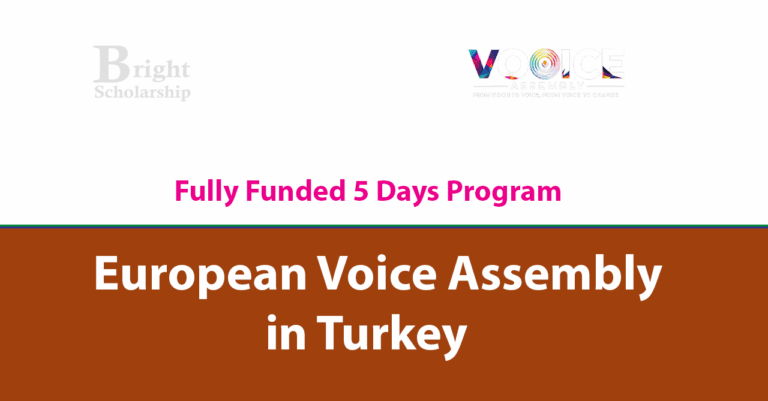 European Voice Assembly Conference 2026 in Turkey (Fully Funded)