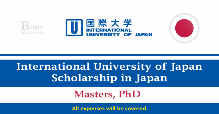 International University of Japan Scholarship 2026 in Japan (Fully Funded)