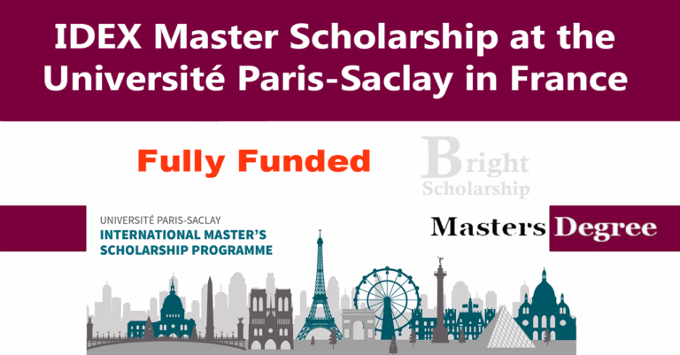 Paris-Saclay University International Scholarship 2026 in France (Fully Funded)