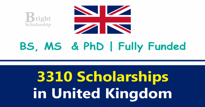 3310 BS MS PhD United Kingdom Scholarships 2026-27 (Fully Funded)