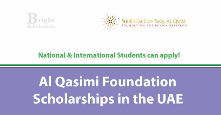 Al Qasimi Foundation Scholarships 2026 in UAE (Tuition Fee, Stipend)