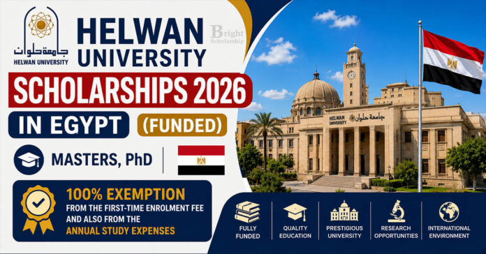 Helwan University Scholarships 2026 in Egypt (Funded)