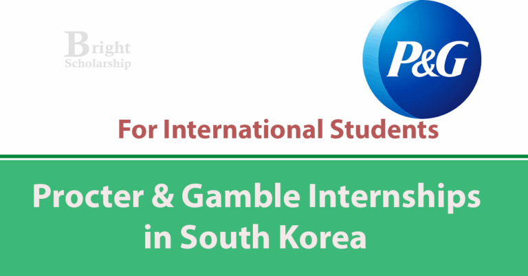P&G Korea Summer Internship 2026 in South Korea