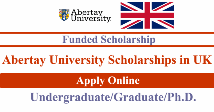 Abertay University Scholarships 2026 in UK (Funded)