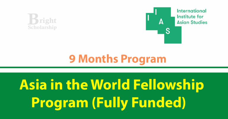 Asia in the World Fellowship Program 2027 (Fully Funded)