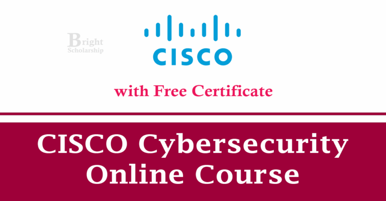 CISCO Cybersecurity Online Course 2026 (Free Certificate)
