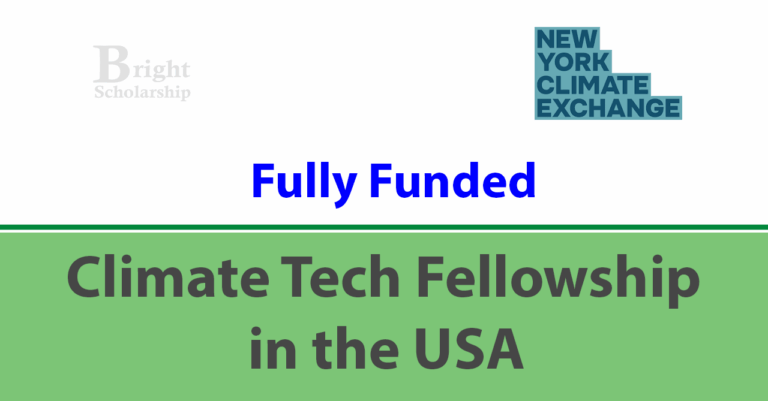 Climate Tech Fellowship 2026 in USA (Fully Funded)