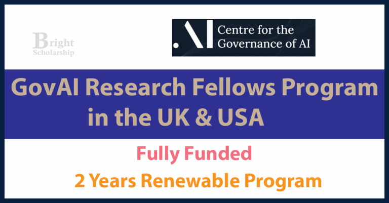 GovAI Research Fellows Program 2026 in UK & USA