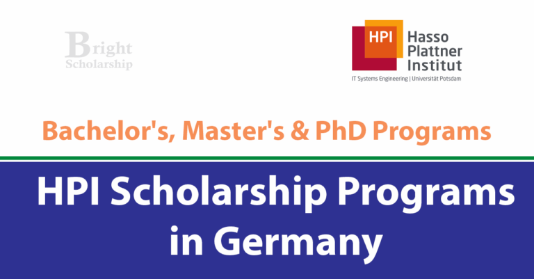 HPI Scholarship Programs 2026 in Germany (Funded)