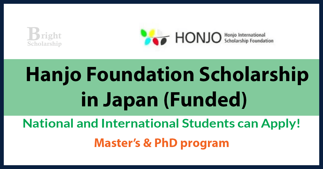 Write In Japanese Hanjo Foundation Scholarship 2027 in Japan (Funded) - Bright Scholarship