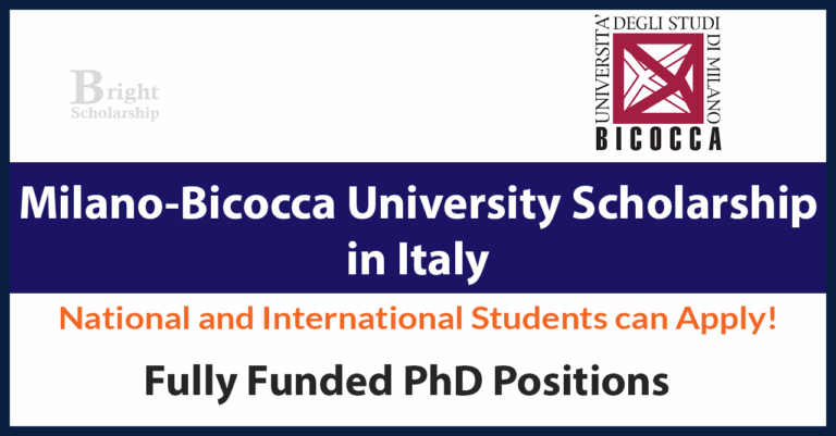 130 Milano Bicocca University Scholarship 2027 in Italy (Fully Funded)