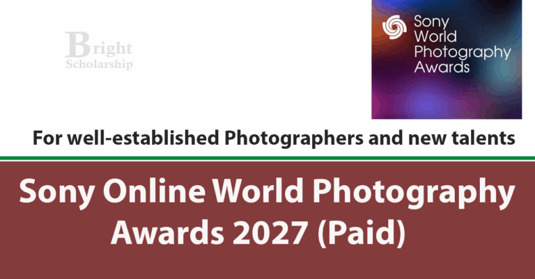 Sony Online World Photography Awards 2027 (Paid)