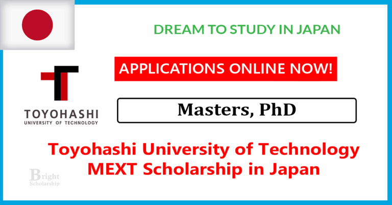 Toyohashi University of Technology MEXT Scholarship 2027 in Japan (Fully Funded)
