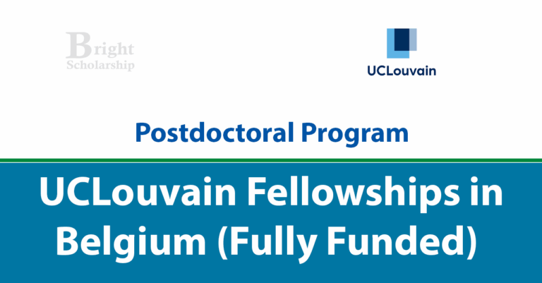 UCLouvain Postdoctoral Fellowship 2027 in Belgium (Fully Funded)