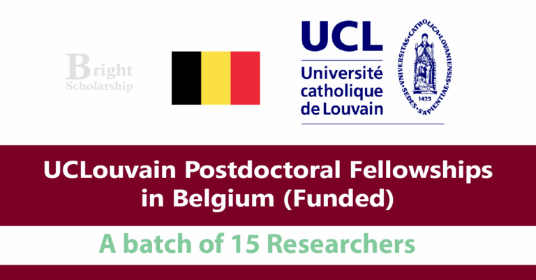 UCLouvain Postdoctoral Fellowships 2027 in Belgium (Funded)