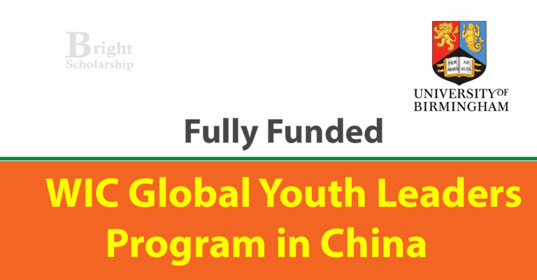 WIC Global Youth Leaders Program 2026 in China (Fully Funded)