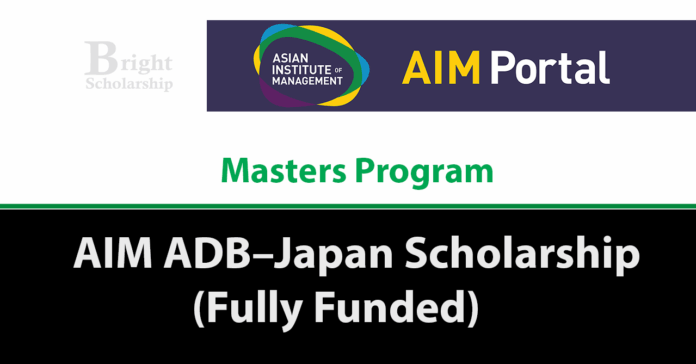 AIM ADB–Japan Scholarship 2027 (Fully Funded)