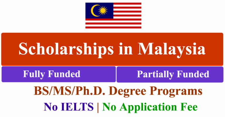 BS MS PhD Scholarships 2027 in Malaysia (Fully & Partially Funded)