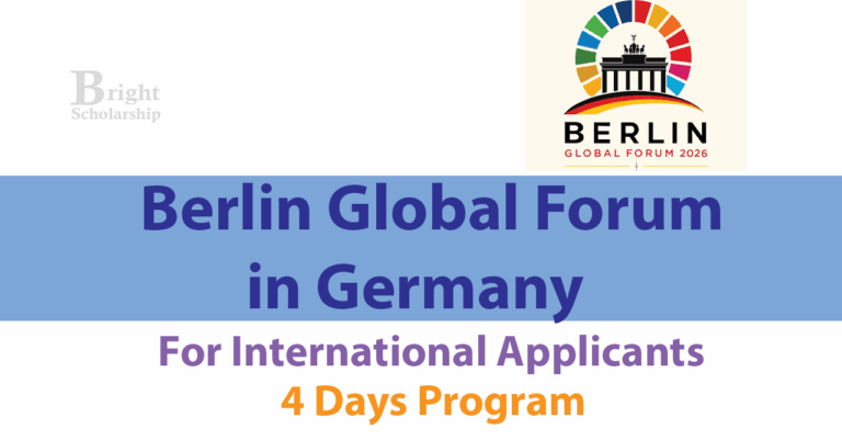 Berlin Global Forum 2026 in Germany (Fully Funded)