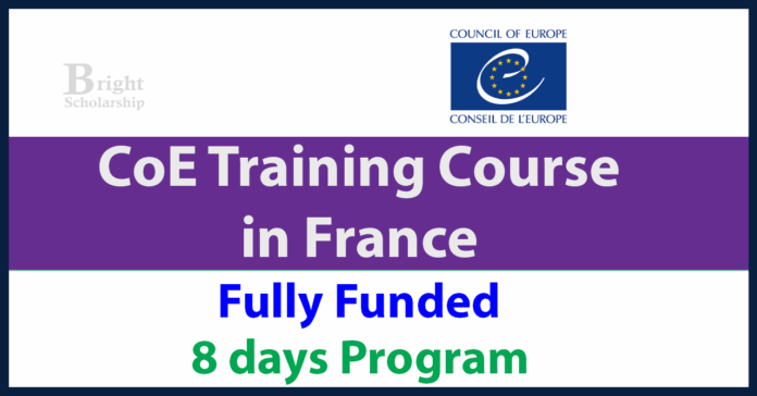 Council of Europe Training Course 2026 in France (Fully Funded)