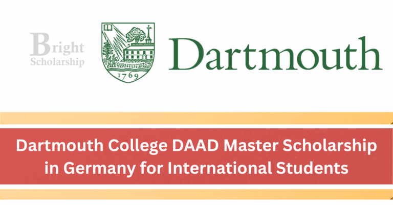 Dartmouth College DAAD Master Scholarship 2027 in Germany for International Students