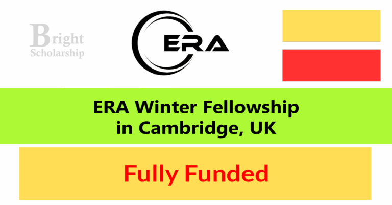 ERA Winter Fellowship 2027 in Cambridge, UK (Fully Funded)