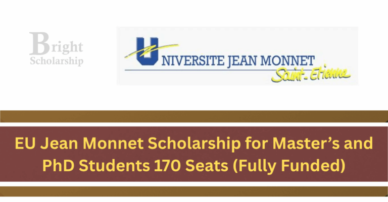 170 EU Jean Monnet Scholarship 2027–2028 for International Students (Fully Funded)