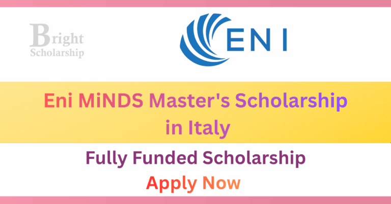 Eni MiNDS Master’s Scholarship 2027 in Italy (Fully Funded)