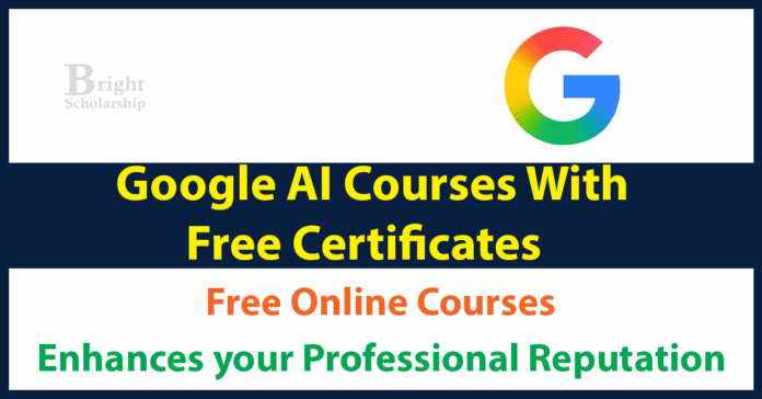 Google Free Online AI Courses Google Free Online AI Courses