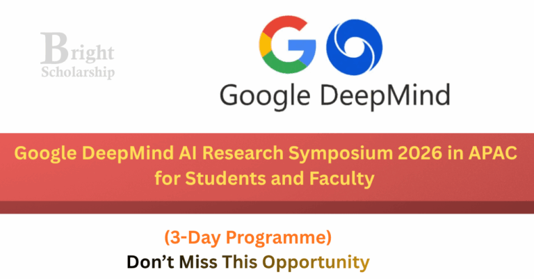 Google DeepMind APAC Research Symposium 2026 for Students and Faculty (3-Day Programme)