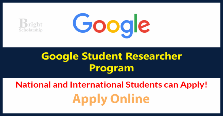 Google Student Researcher Program 2027 (Funded)