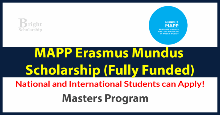 Erasmus Mundus MAPP Scholarship 2027 (Fully Funded)
