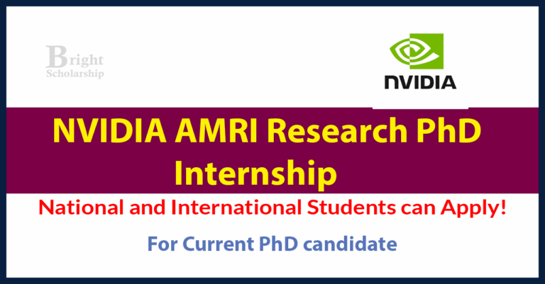 NVIDIA AMRI Research PhD Internship 2027 (Funded)
