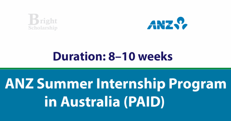 ANZ Summer Internship Program 2027 in Australia (PAID)