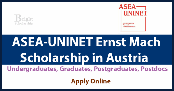 ASEA-UNINET Ernst Mach Scholarship 2027 in Austria (Funded)
