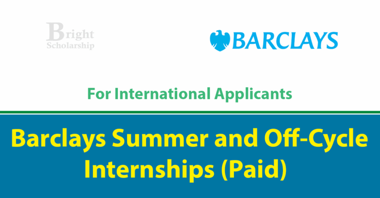 Barclays Summer and Off-Cycle Internships 2027 (Paid)