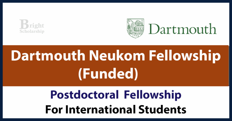 Dartmouth Neukom Postdoctoral Fellowship 2027 in USA (Stipend $70,000)