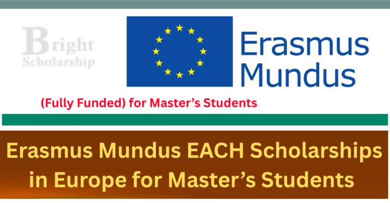 Erasmus Mundus EACH Scholarships 2027 in Europe (Fully Funded)