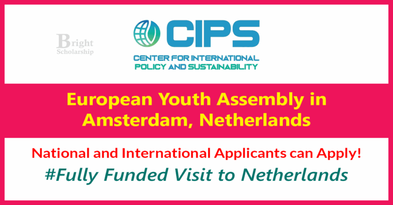 European Youth Assembly 2027 in Amsterdam, Netherlands (Fully Funded)